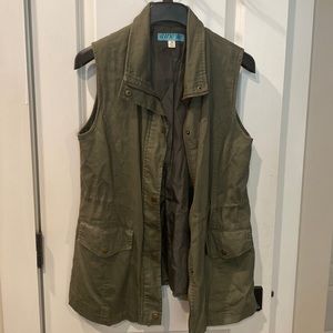 Francesca Army Green Vest